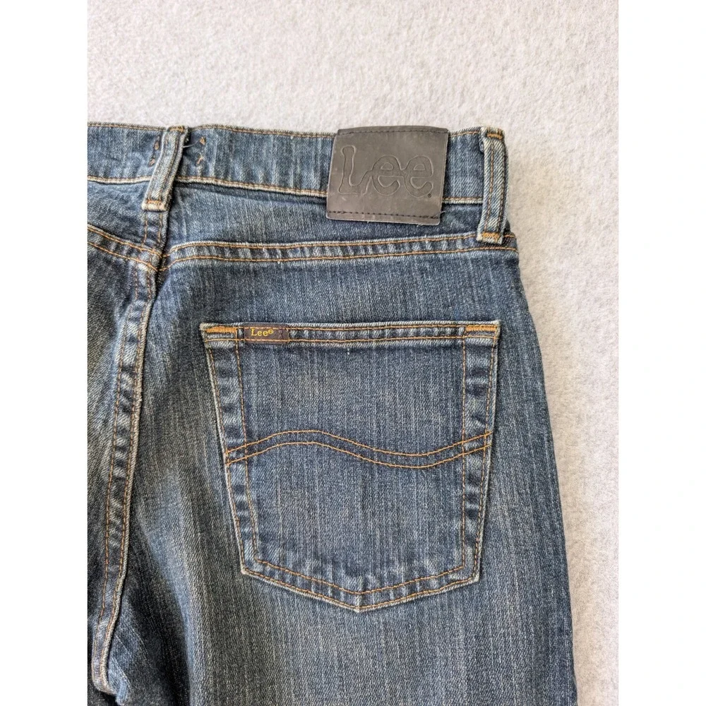 Lee Jeans Regular Fit Straight Leg Dark Wash 29x30 2008984